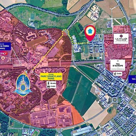 Disneyland-Paris, 8Pers, Wifi, Netflix, 2 Parkings Сери Екстериор снимка
